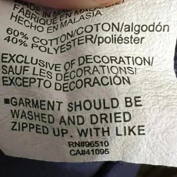 Under Armour UA Playback Fleece 1/4 Zip Navy/Gray Size:Medium - Picture 14 of 15